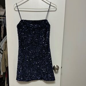 Princess Polly Midnight Blue Sequin Dress